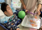 訪問教育　学習の様子１